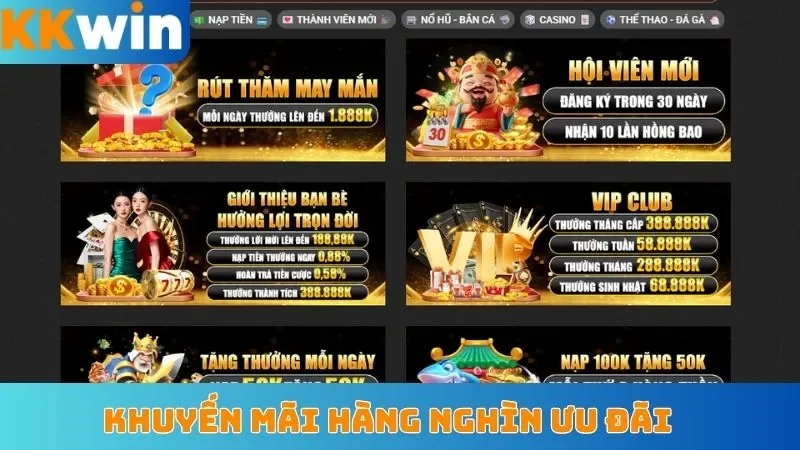 Khuyến mãi hàng nghìn ưu đãi